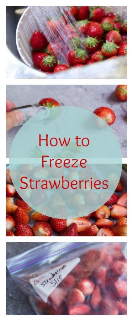 How to properly freeze strawberries whole 