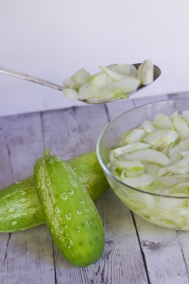 Cucumber salad recip