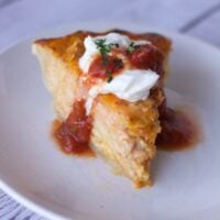 Chicken Enchilada Quiche