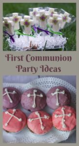 Last Minute First Communion Party Ideas - Staying Close To Home