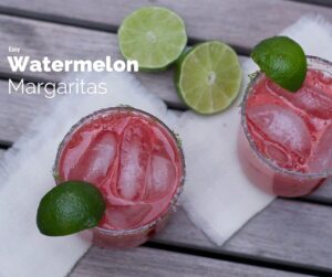  Make a batch of these delicious and easy watermelon margaritas for your next summer party