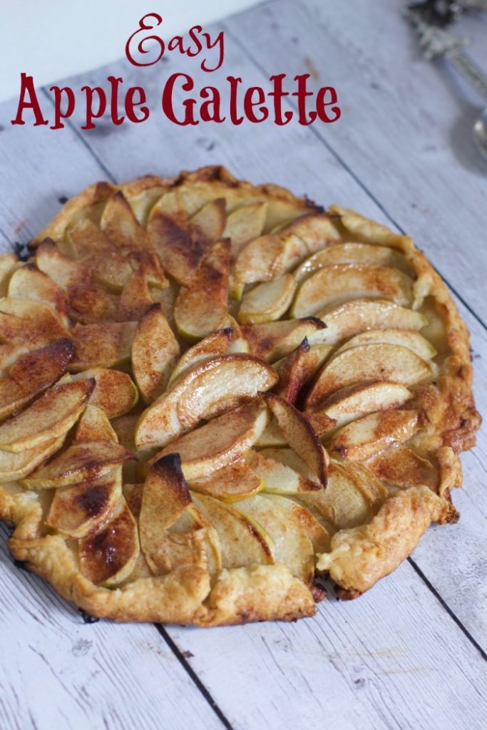 how to make an easy apple galette and pastry dough in a food processor