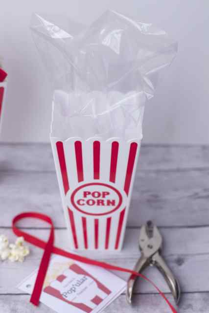 Diy Valentines Day Popcorn Teacher Gifts Free Gift Tag