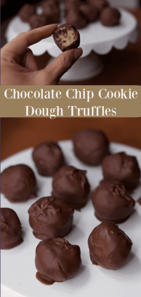 chocolate Chip Cookie Dough Truffles