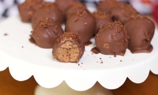 One Bite Chocolate Chip Cookie Balls or Chocolate Chip Cookie Truffles