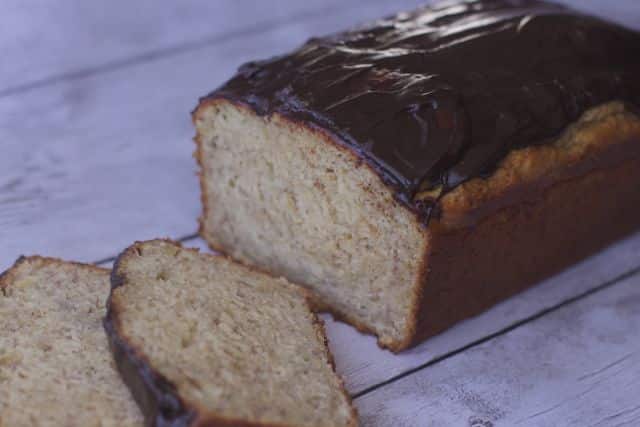 Low Fat Chocolate Covered Banana Bread Recipe