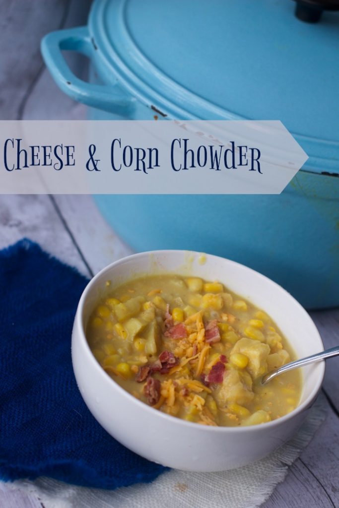 NO fuss Cheese and Corn Chowder recipe