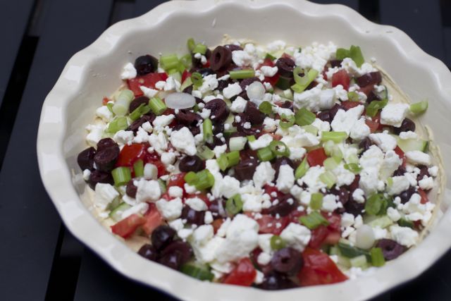 layered greek dip