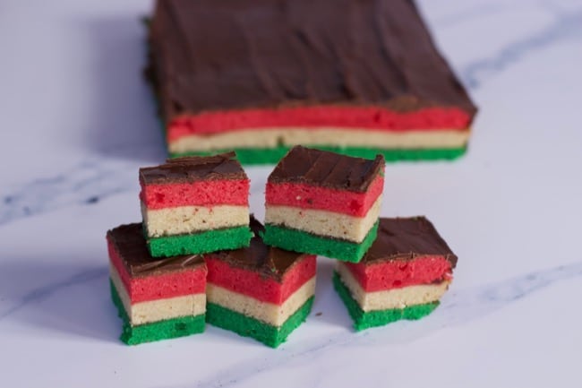 Traditional Italian Rainbow Cookies Recipe - Staying Close To Home