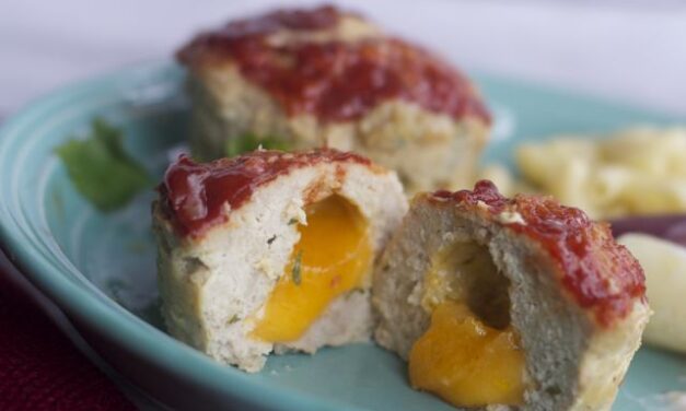 Mini Cheese Stuffed Meatloaves Recipe
