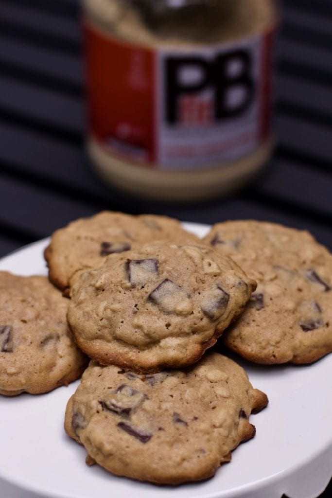 Peanut Butter Oatmeal Chocolate Chip Cookies: Baking with Peanut Butter Powder