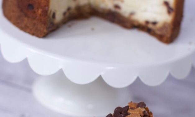 Shortcut Chocolate Chip Cookie Cheesecake