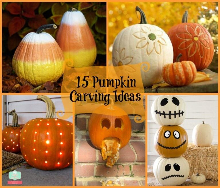 10 Simple Pumpkin Carving Ideas - Staying Close To Home