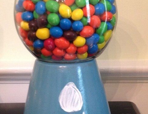 DIY Terra Cotta Candy Holder