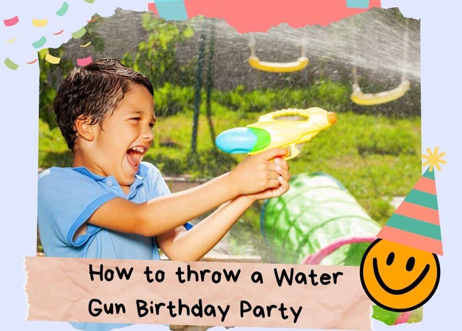 Summer Birthday Party Ideas– NERF Water Blaster