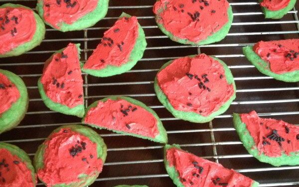 How to make super Easy Watermelon Cookie Recipe