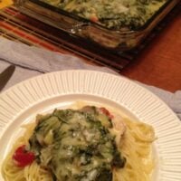Chicken and Spinach Parmesan