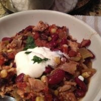 Slow Cooker Chicken Chili