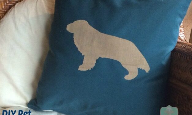 Easy Sewing Project:  Dog Silhouette Pillow Tutorial