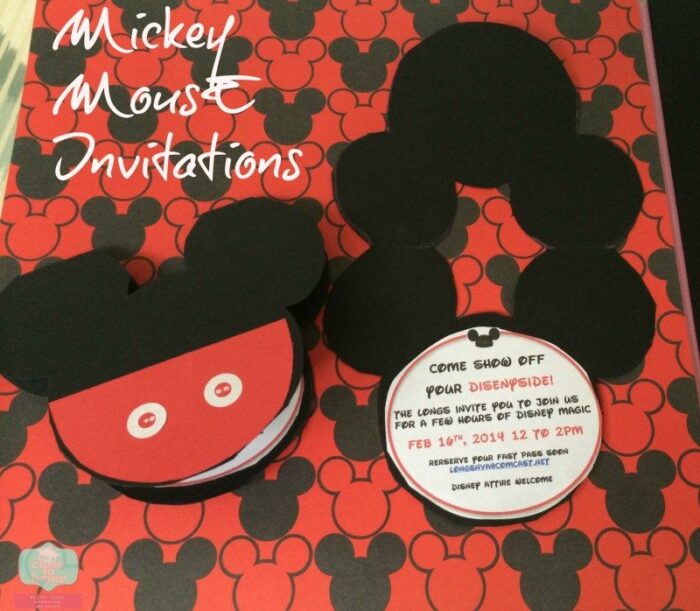micky mouse invitatins