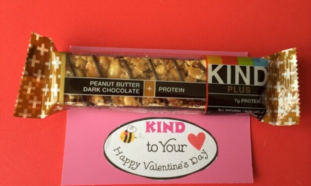 Healthy Valentines For Adults- Bee Kind Valentines Printable