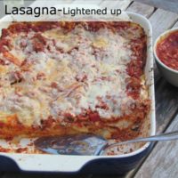 low fat lasagna crock pot