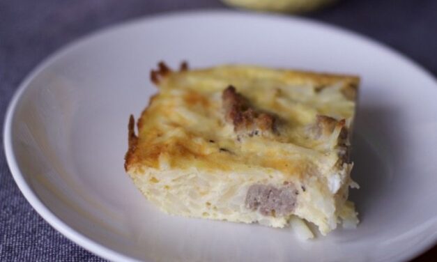 Easy Breakfast Bake: Hash Brown Sausage Egg Casserole Recipe