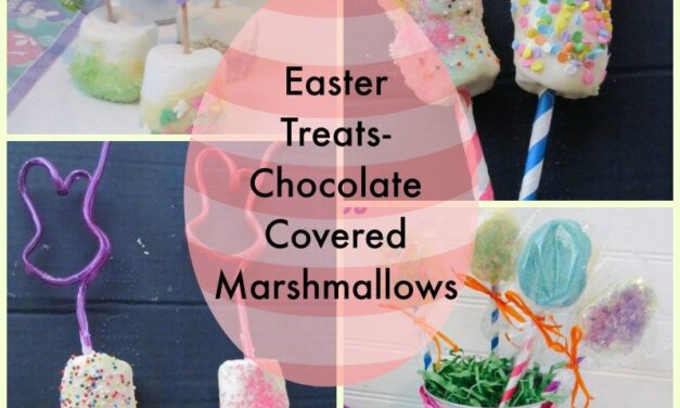 Chocolate Covered Marshmallow Easter Treats