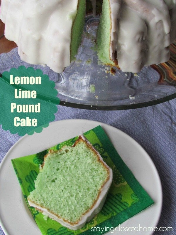 Spring or Easter Recipes lime pound cake