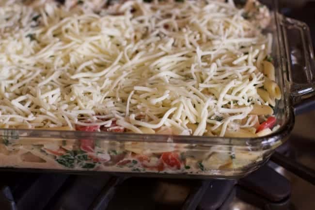 Chicken & Spinach Pasta Bake Recipe: Make Ahead Dinners