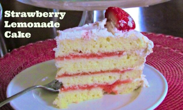 Strawberry Lemonade Cake Recipe for my birthday