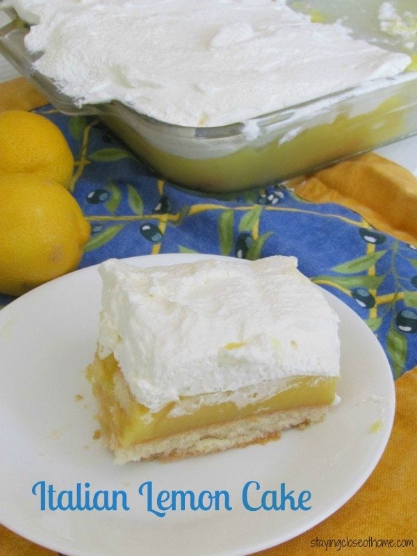 Grandma's Italian Lemon Cake Recipe