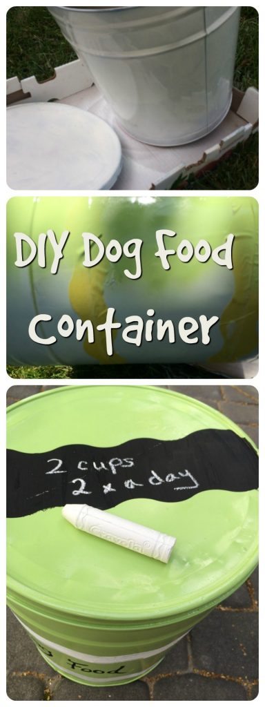 diy dog food container