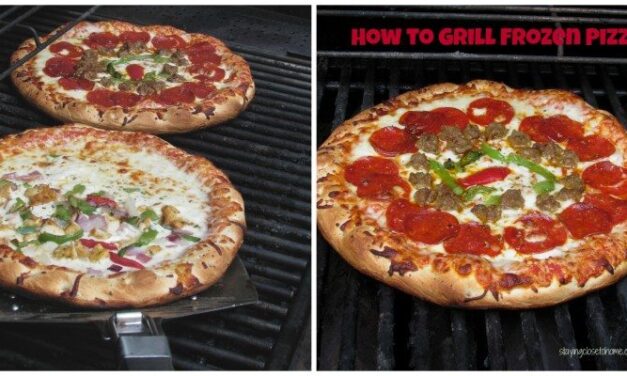 How to Grill a Frozen Pizza for A Quick Dinner