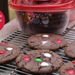 peppermint M&M Cookies