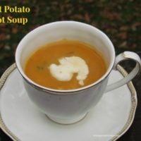 sweet potato carrot soup