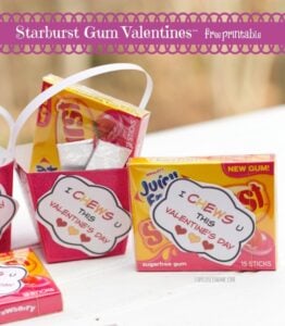 FREE Valentine Printable for Bubble Gum Valentines