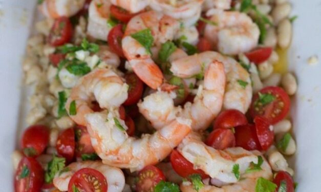 Easy Shrimp Recipe: Shrimp with Cannellini Beans
