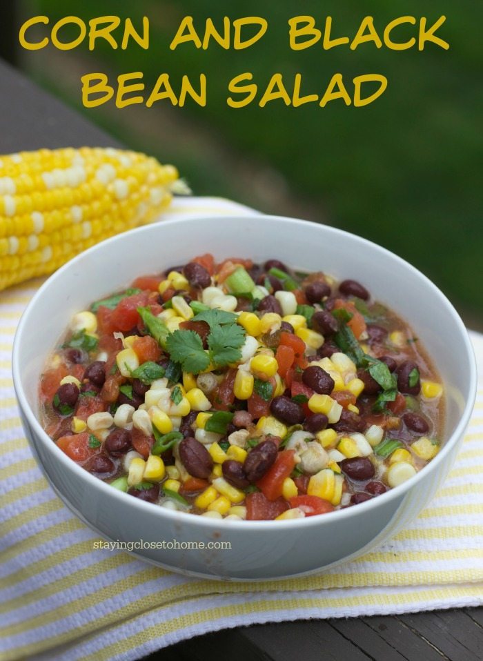 Black Bean Salad with Fresh Corn is a great addition to any weekend barbecue, or as a side to your favorite grilled burger or chicken!