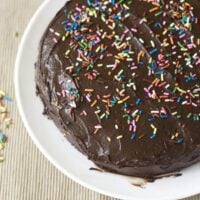 Easy One Bowl Chocolate Cake