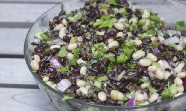 Summer Salad Recipes: Bean and Wild Rice Salad