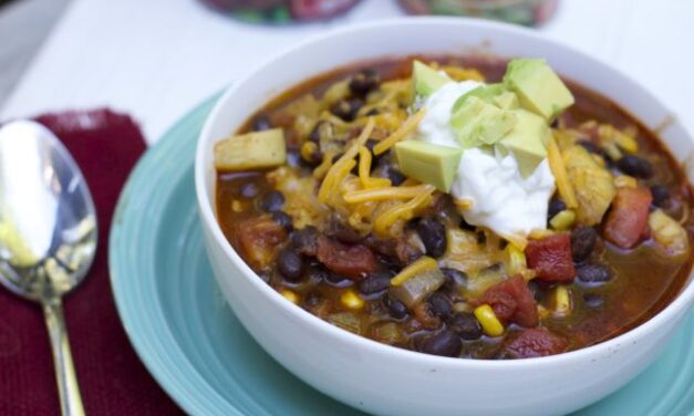 Quick and Easy 30 Minute Vegetarian Chili