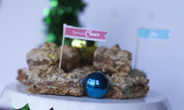 Holiday Cookies: Christmas Oatmeal Carmelitas Recipe