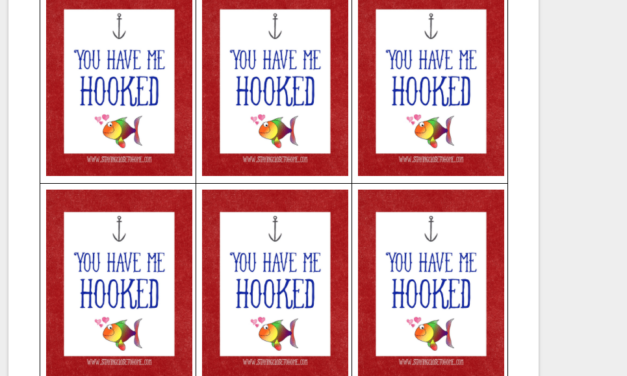 Valentines Day Tackle Box Printables