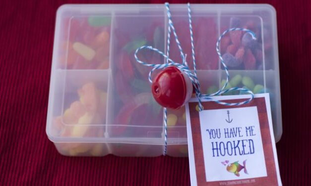 Candy Tackle Box Valentine’s Day Idea