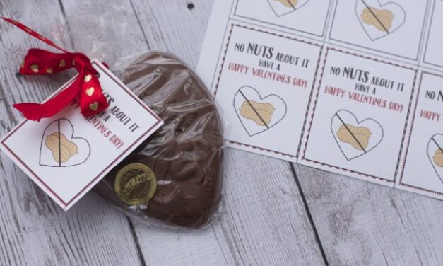 Nut Free Valentines and Free Valentines Printable