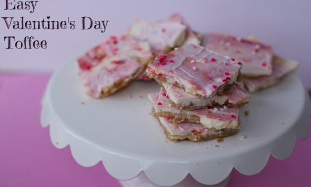 Easy Valentine’s Day Saltine Toffee Recipe
