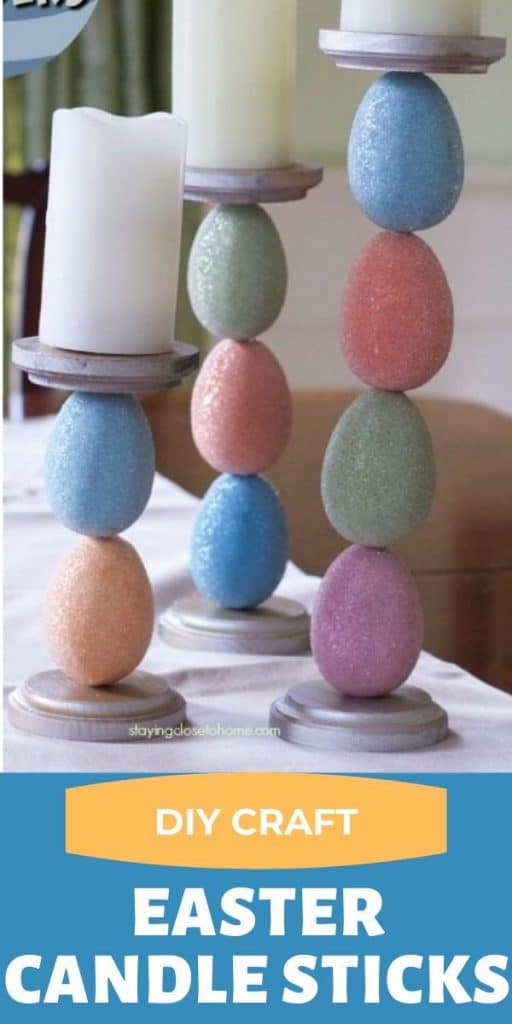 Easter candle sticks