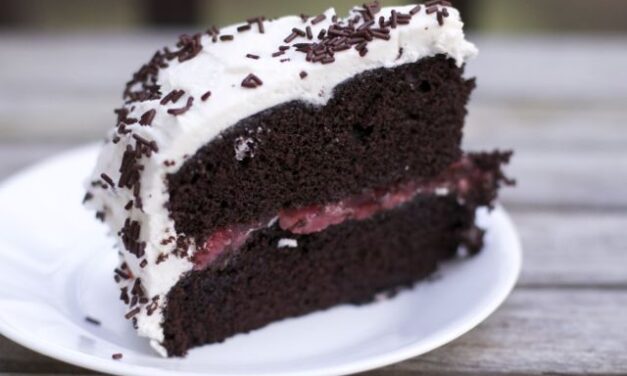 Best Chocolate Cake with Strawberry Filling