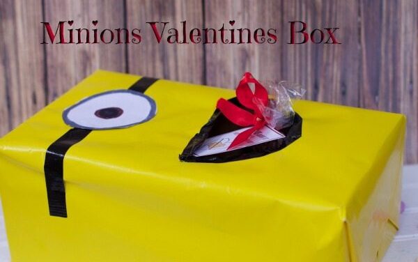 Minions Valentines Day Card Box for School